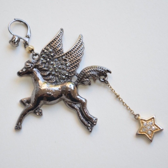 EXTREMELY RARE Betsey Johnson Fly With Me Pegasus Earrings EXTREMELY RARE Betsey Johnson Fly With Me Pegasus Earrings
